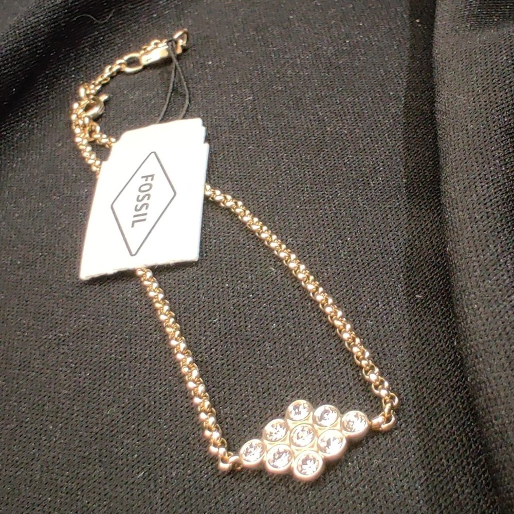 NWT Fossil Delicate Gold Bracelet "Recolors"